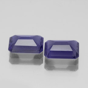 Iolite Gemstone in 8 x 6 mm (calibrated) Size for Sale, Iolite Stone in Violet Blue Color