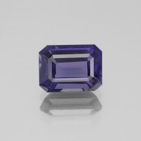1.36 ct Blue Iolite Gemstone, Iolite Gem in Octagon Facet Shape for Sale.