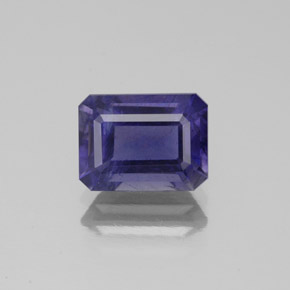 1.46 ct Blue Iolite Gemstone, Iolite Gem in Octagon Facet Shape for Sale.