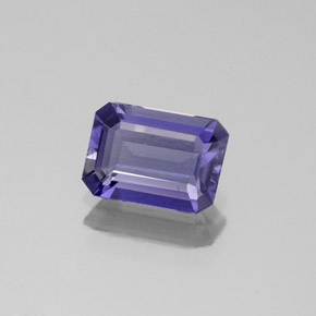 1.06 ct Blue Iolite Stone, Natural Iolite in Octagon Facet Shape for Sale