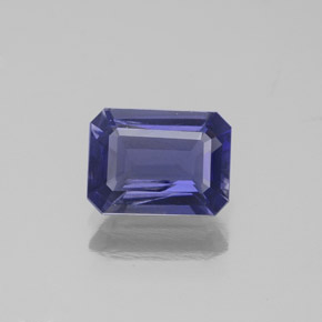 1.17 ct Blue Iolite Gemstone, Iolite Gem in Octagon Facet Shape for Sale.
