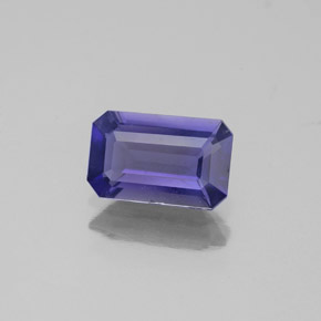 0.88 ct Blue Iolite Stone, Natural Iolite in Octagon Facet Shape for Sale