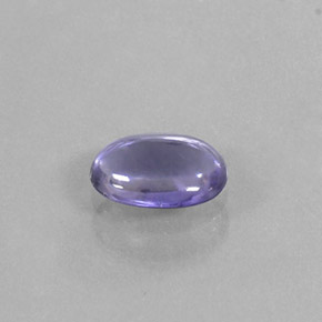 0.55 ct Blue Iolite Stone, Natural Iolite in Oval Cabochon Shape for Sale