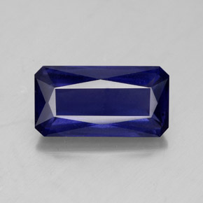2.94 ct Blue Iolite Gemstone, Iolite Gem in Octagon / Scissor Cut Shape for Sale.