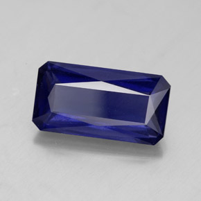2.94 ct Blue Iolite Stone, Natural Iolite in Octagon / Scissor Cut Shape for Sale