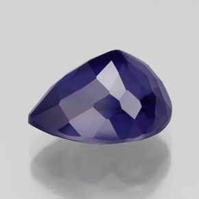 Iolite Gemstone in 11.6 x 9.5 mm Size for Sale, Iolite Stone in Violet Blue Color