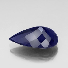 Iolite Gemstone in 21.4 x 11.9 mm Size for Sale, Iolite Stone in Violet Blue Color