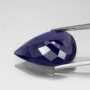 Iolite Gemstone in 23.1 x 15.3 mm Size for Sale, Iolite Stone in Violet Blue Color