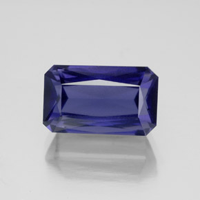 4.32 ct Blue Iolite Gemstone, Iolite Gem in Octagon / Scissor Cut Shape for Sale.