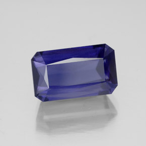 4.32 ct Blue Iolite Stone, Natural Iolite in Octagon / Scissor Cut Shape for Sale