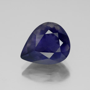 3.8ct Pear Facet Violet Blue Iolite for sale thumb image of 3.8ct Pear Facet Violet Blue Iolite (ID: 340480)