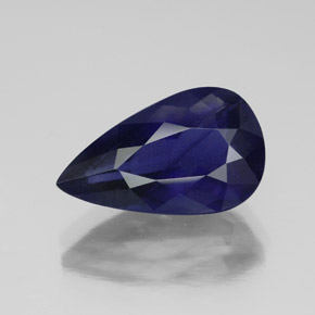 3.8ct Pear Facet Violet Blue Iolite for sale thumb image of 3.8ct Pear Facet Violet Blue Iolite (ID: 340481)