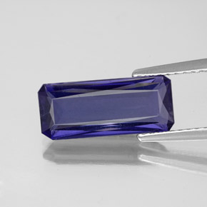 2.21 ct Blue Iolite Gemstone, Iolite Gem in Octagon / Scissor Cut Shape for Sale.