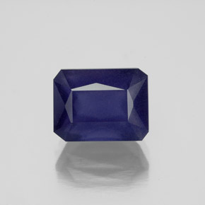 2.94 ct Blue Iolite Gemstone, Iolite Gem in Octagon / Scissor Cut Shape for Sale.