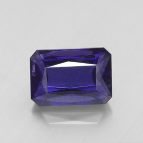 7.71 ct Blue Iolite Gemstone, Iolite Gem in Octagon / Scissor Cut Shape for Sale.