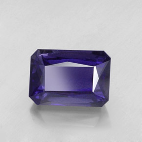 7.71 ct Blue Iolite Stone, Natural Iolite in Octagon / Scissor Cut Shape for Sale