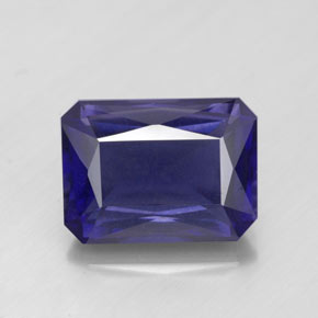 5.19 ct Blue Iolite Gemstone, Iolite Gem in Octagon / Scissor Cut Shape for Sale.