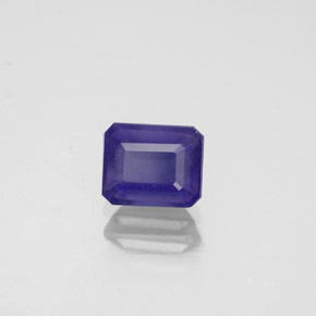 0.80 ct Blue Iolite Stone, Natural Iolite in Octagon Facet Shape for Sale
