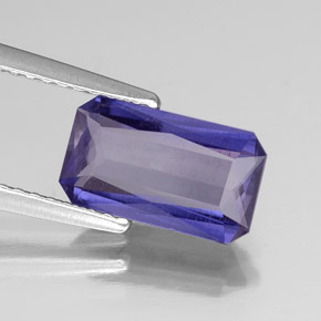 1.49 ct Blue Iolite Stone, Natural Iolite in Octagon / Scissor Cut Shape for Sale