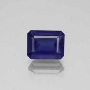 1.43 ct Blue Iolite Gemstone, Iolite Gem in Octagon Facet Shape for Sale.