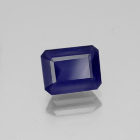 1.43 ct Blue Iolite Stone, Natural Iolite in Octagon Facet Shape for Sale