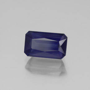 1.51 ct Blue Iolite Stone, Natural Iolite in Octagon / Scissor Cut Shape for Sale