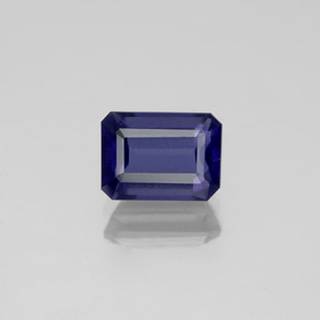 1.02 ct Blue Iolite Gemstone, Iolite Gem in Octagon Facet Shape for Sale.