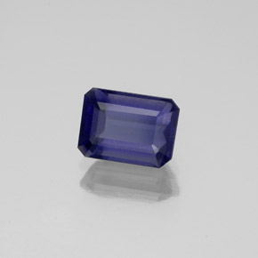1.02 ct Blue Iolite Stone, Natural Iolite in Octagon Facet Shape for Sale