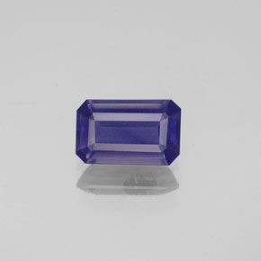 0.83 ct Blue Iolite Gemstone, Iolite Gem in Octagon Facet Shape for Sale.