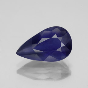 3.1ct Pear Facet Violet Blue Iolite for sale thumb image of 3.1ct Pear Facet Violet Blue Iolite (ID: 340879)