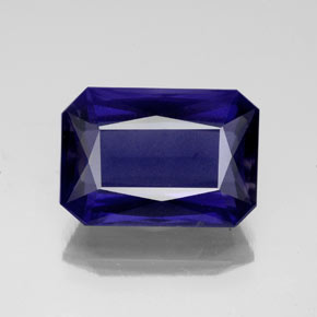 4.84 ct Blue Iolite Gemstone, Iolite Gem in Octagon / Scissor Cut Shape for Sale.