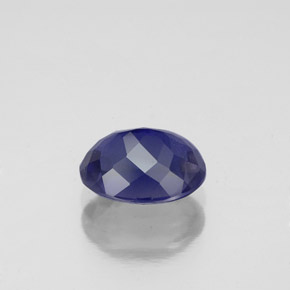 Iolite Gemstone in 8.3 x 6.5 mm Size for Sale, Iolite Stone in Violet Blue Color