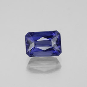 1.30 ct Blue Iolite Gemstone, Iolite Gem in Octagon / Scissor Cut Shape for Sale.