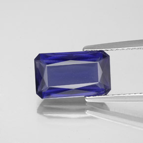 2.80 ct Blue Iolite Gemstone, Iolite Gem in Octagon / Scissor Cut Shape for Sale.