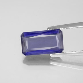 2.10 ct Blue Iolite Gemstone, Iolite Gem in Octagon / Scissor Cut Shape for Sale.