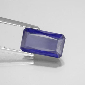 2.10 ct Blue Iolite Stone, Natural Iolite in Octagon / Scissor Cut Shape for Sale