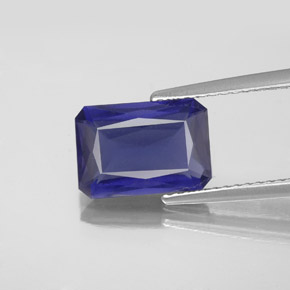 2.37 ct Blue Iolite Gemstone, Iolite Gem in Octagon / Scissor Cut Shape for Sale.