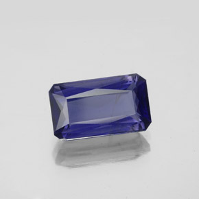 2.65 ct Blue Iolite Stone, Natural Iolite in Octagon / Scissor Cut Shape for Sale