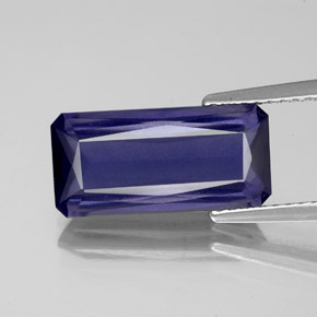 3.39 ct Blue Iolite Gemstone, Iolite Gem in Octagon / Scissor Cut Shape for Sale.