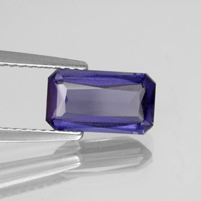 1.33 ct Blue Iolite Stone, Natural Iolite in Octagon / Scissor Cut Shape for Sale