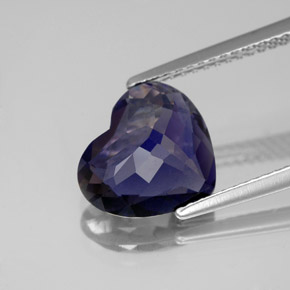 Iolite Gemstone in 10.6 x 9.3 mm Size for Sale, Iolite Stone in Violet Blue Color