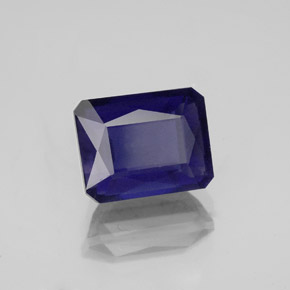 2.61 ct Blue Iolite Stone, Natural Iolite in Octagon / Scissor Cut Shape for Sale