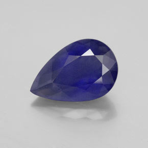 3.1ct Pear Facet Violet Blue Iolite for sale thumb image of 3.1ct Pear Facet Violet Blue Iolite (ID: 345073)