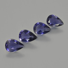 0.5ct Pear Facet Violet Blue Iolite Gem for sale 0.5ct Pear Facet Violet Blue Iolite Gem (ID: 408896)