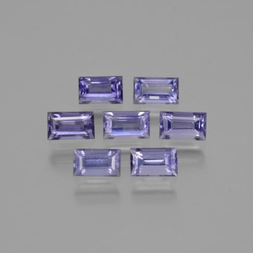 0.3ct Baguette Facet Violet Blue Iolite Gem for sale 0.3ct Baguette Facet Violet Blue Iolite Gem (ID: 412251)