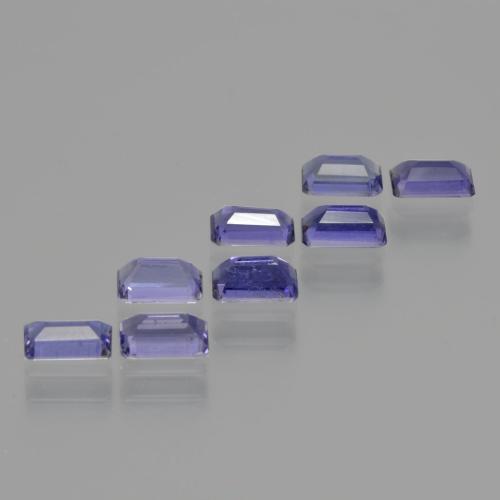 Iolite Gemstones in 5 x 3 mm (calibrated) Size for Sale, Iolite Stones in Silverish Blue Color