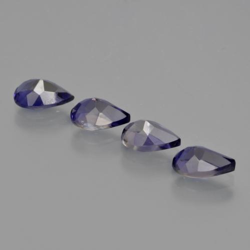 Iolite Gemstones in 6.8 x 4.8 mm Size for Sale, Iolite Stones in Deep Blue Color