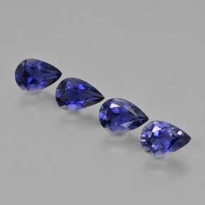 0.6ct Pear Facet Violet Blue Iolite Gem for sale 0.6ct Pear Facet Violet Blue Iolite Gem (ID: 412679)