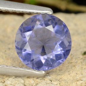1.1ct Round Facet Violet Blue Iolite Gem for sale 1.1ct Round Facet Violet Blue Iolite Gem (ID: 476497)