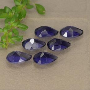 Iolite Gemstones in 6.1 x 4.2 mm Size for Sale, Iolite Stones in Deep Blue Color